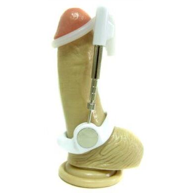 Extender for lengthening the penis at home