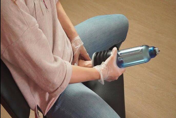 Use of a pump to increase a member